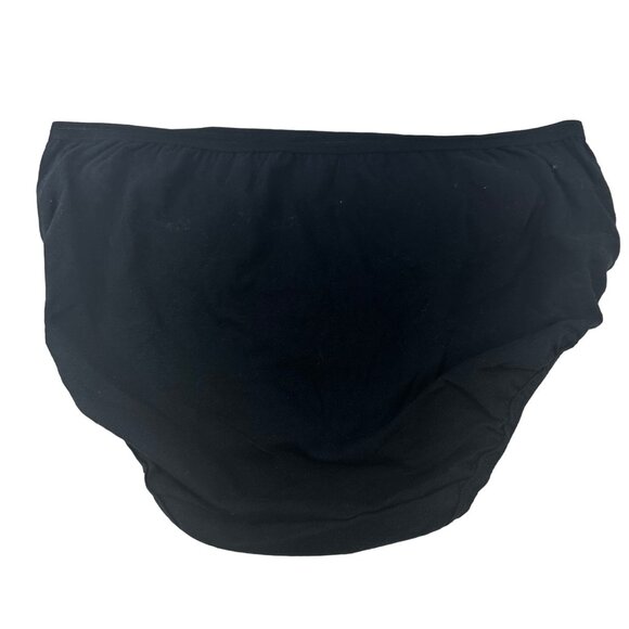 Fruit Of The Loom Women's Size 9 Panty Brief Hi Cut Black New Without Tags - Picture 2 of 6
